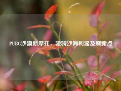 PUBG沙漠新摩托，驰骋沙海利器及刷新点