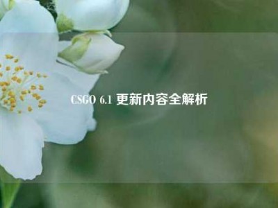 CSGO 6.1 更新内容全解析