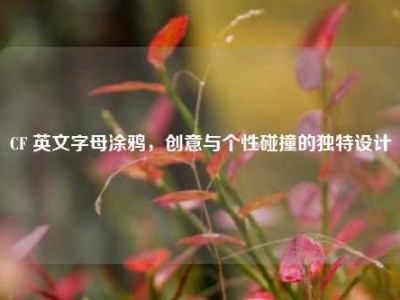CF 英文字母涂鸦，创意与个性碰撞的独特设计