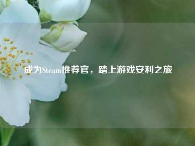 成为Steam推荐官，踏上游戏安利之旅
