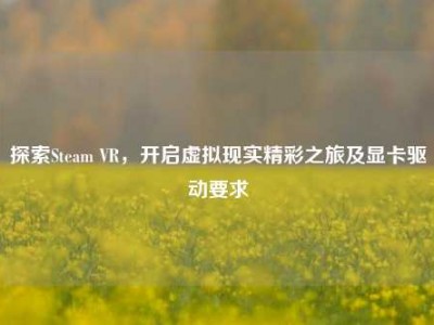 探索Steam VR，开启虚拟现实精彩之旅及显卡驱动要求