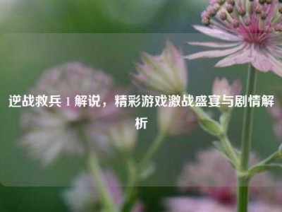 逆战救兵 1 解说，精彩游戏激战盛宴与剧情解析