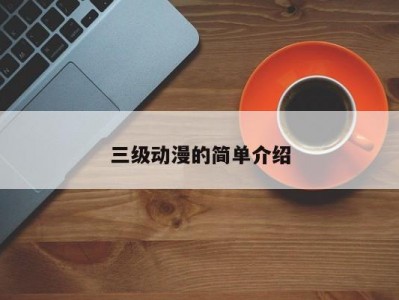三级动漫的简单介绍